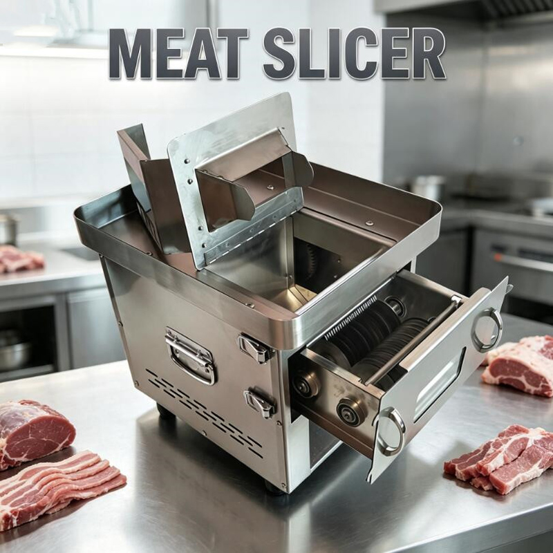 Electric Meat Mincer 850W - Commercial Meat Slicing Machine Meat Slicer