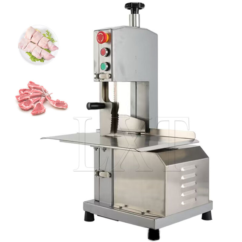 Meat Band Saw Cutting Machine - Commercial Electric Meat Bandsaw 1100w Stainless