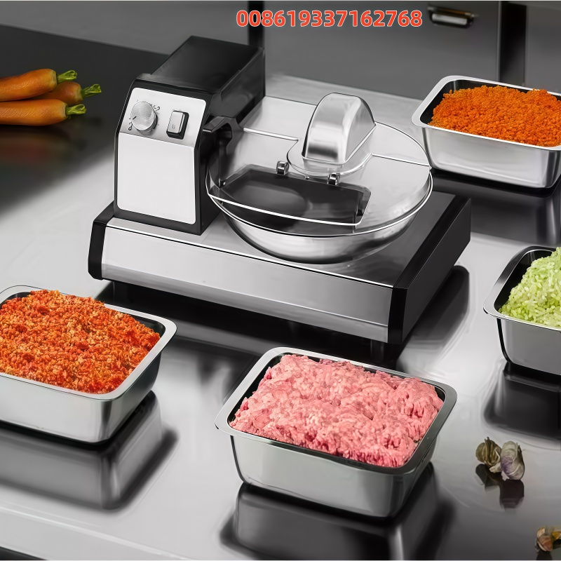 Commercial Bowl Chopper Meat - Fully Automatic Meat Bowl Cutter Machine