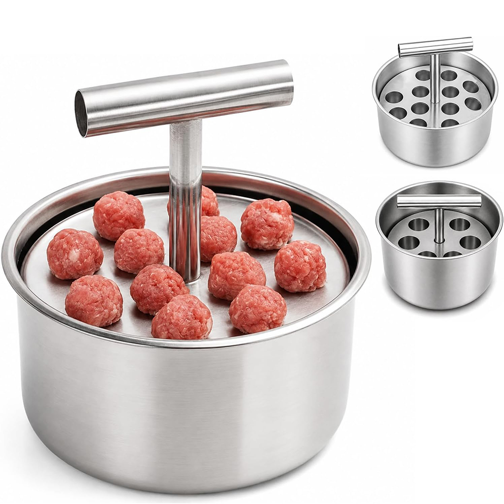 Meat Patty Maker Press Manual - E9 NEW Upgrade 6/12 Ball Manual