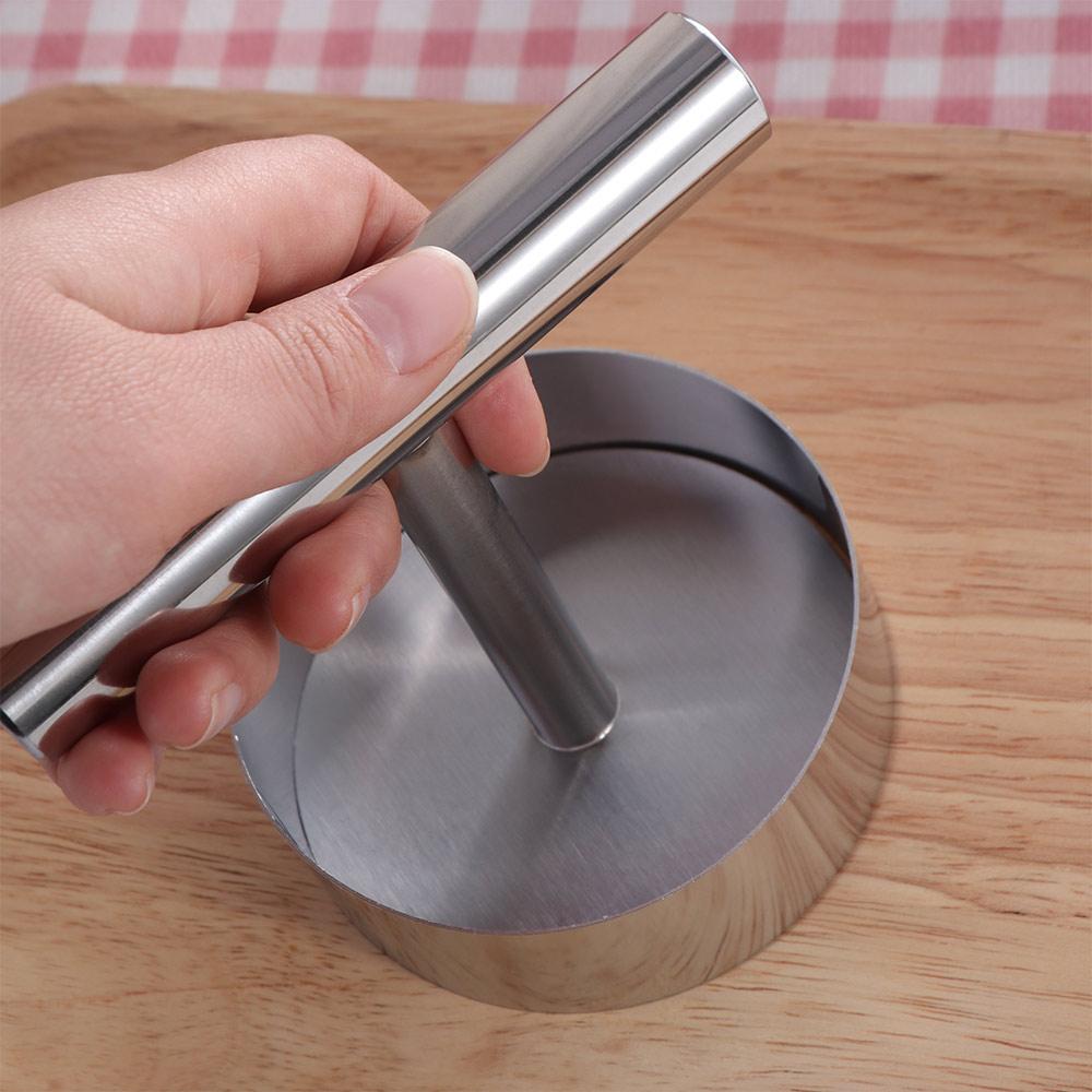 Adjustable Thickness Stainless - Meat Patty Maker Press Manual ulasan dan harga