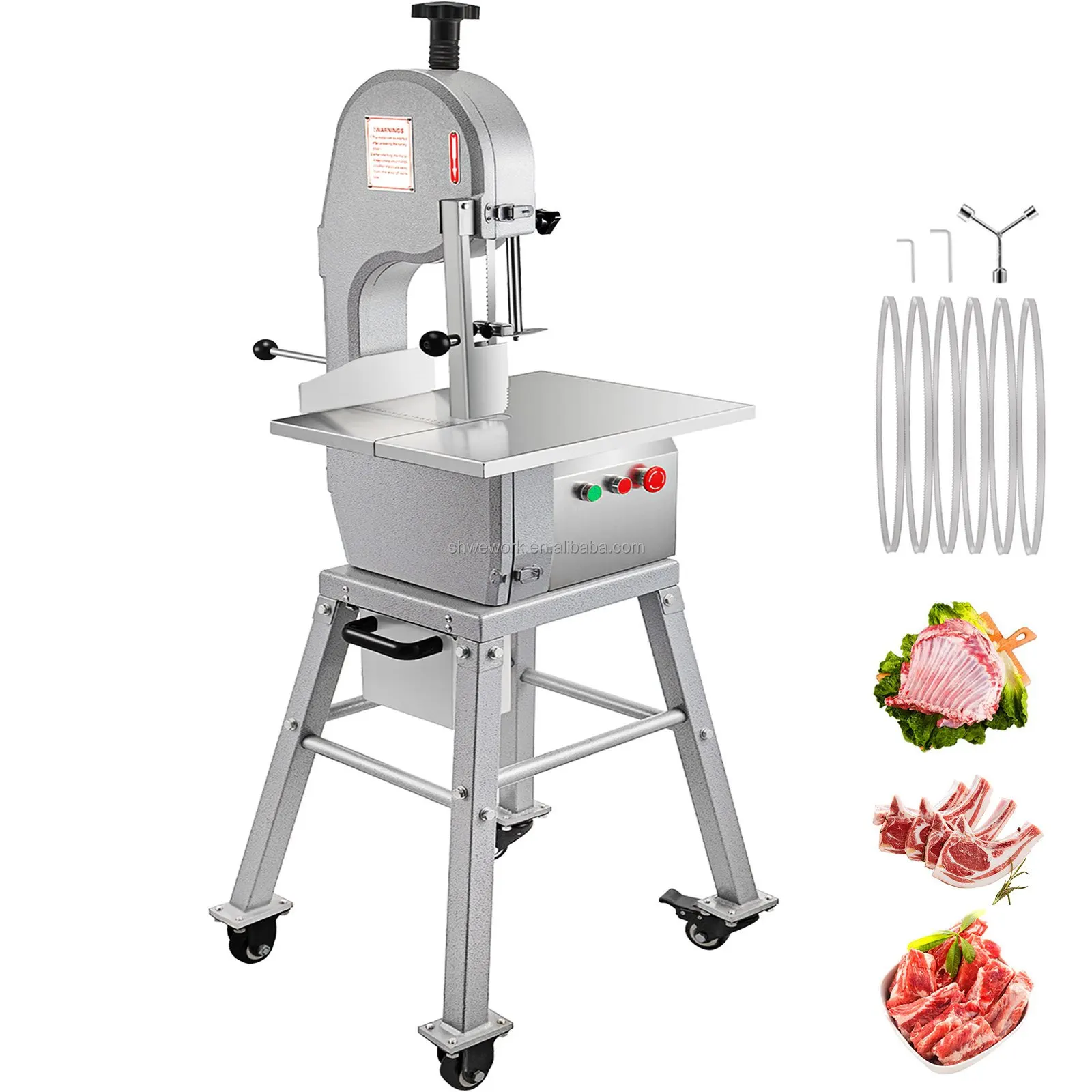850W Commercial Bone Saw Machi - Meat Band Saw Cutting Machine ulasan dan harga