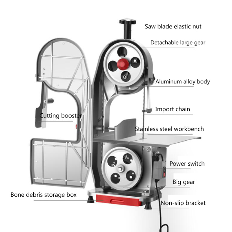 Household Electric Osteotomy M - Meat Band Saw Cutting Machine ulasan dan harga