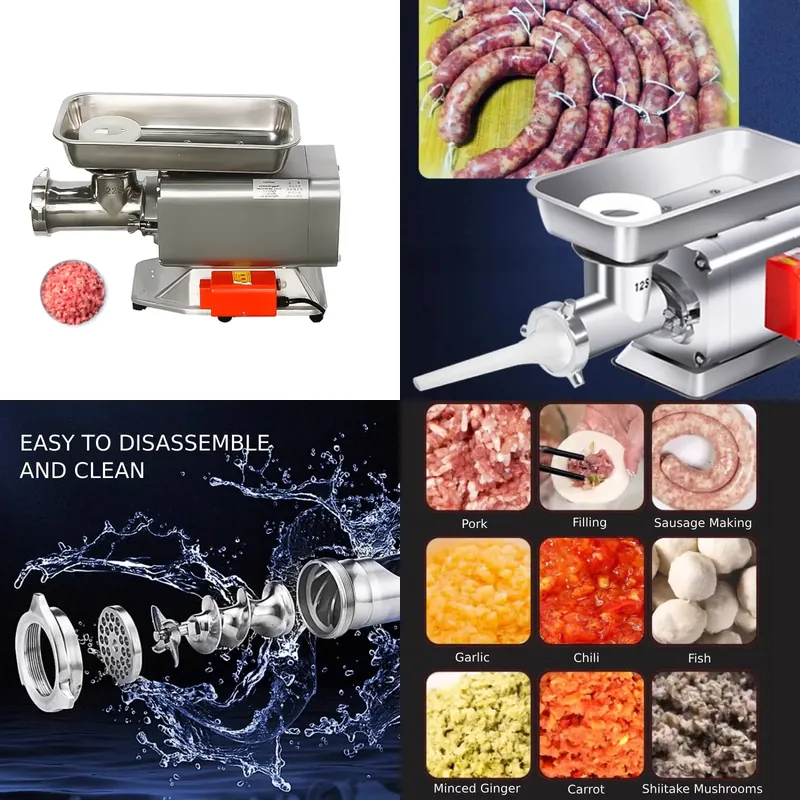 CE Certified Stainless Steel C - Industrial Meat Grinder 1500W ulasan dan harga
