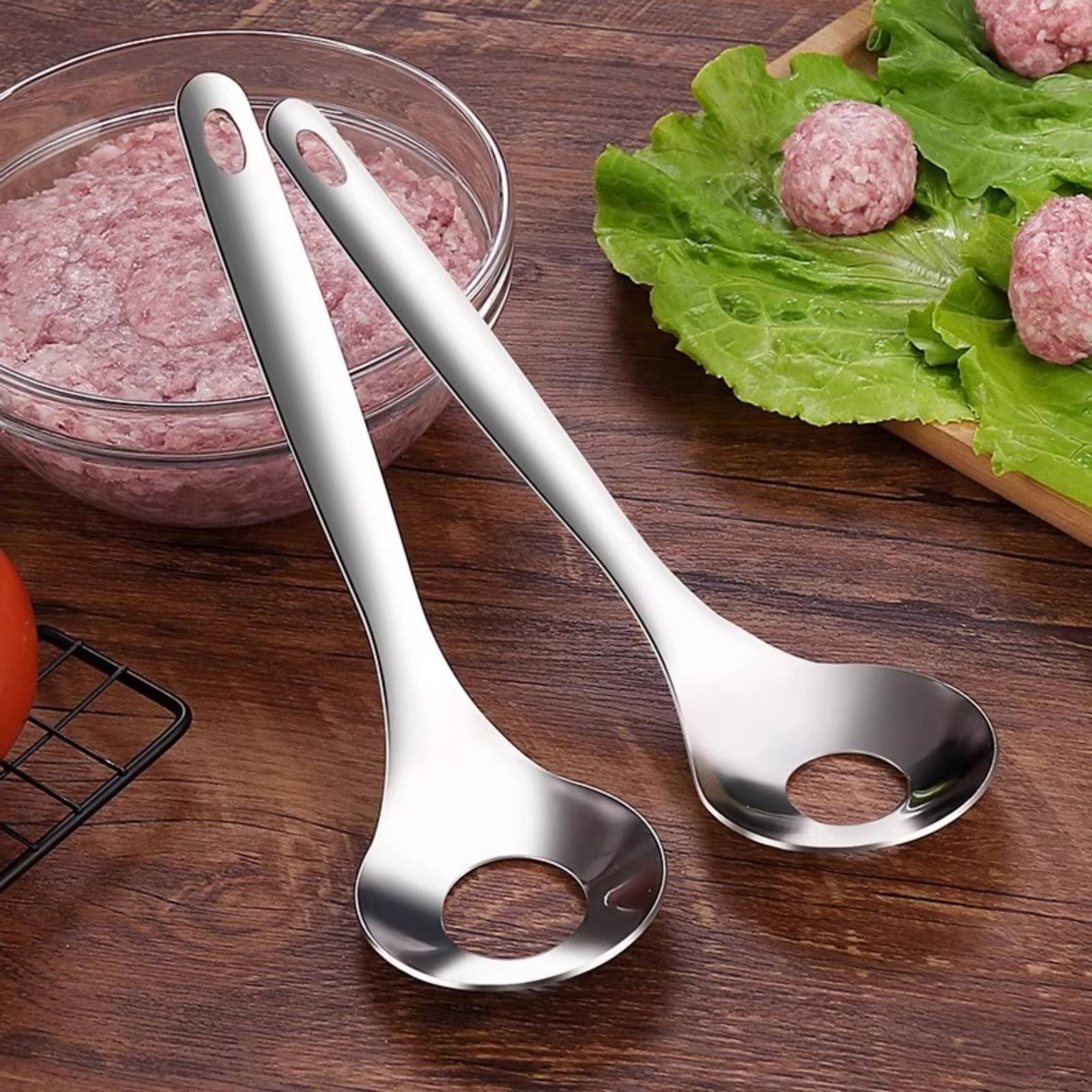 Stainless Steel Meatball Maker - Meat Patty Maker Press Manual ulasan dan harga