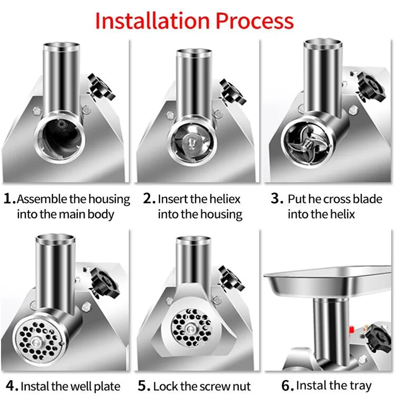 110V 220V Kitchen Electric Mea - Electric Meat Mincer 850W ulasan dan harga