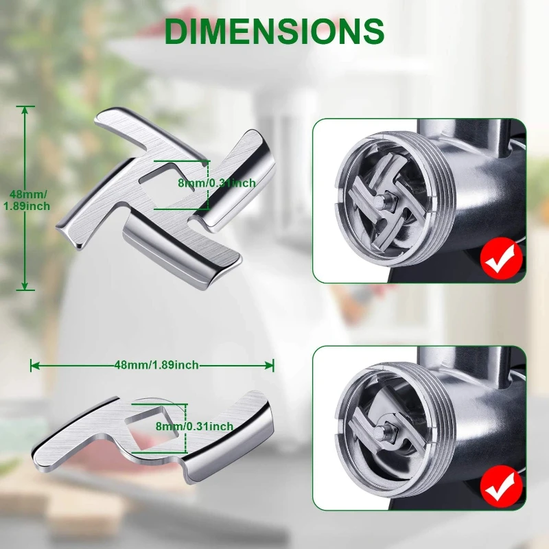5 # Meat Grinder Blade Meat Gr - Meat Grinder Cutting Knife Blade ulasan dan harga