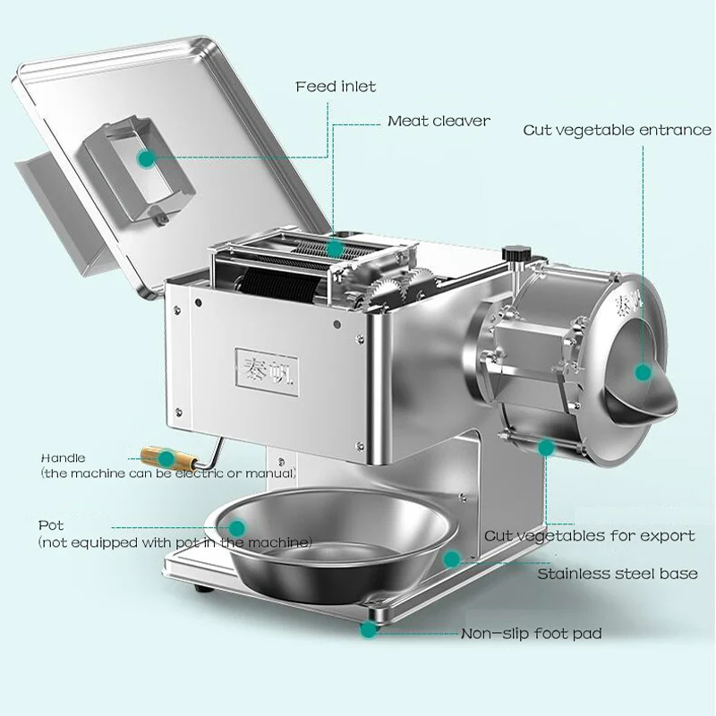 110V/220V Electric Meat Slicer - Electric Meat Mincer 850W ulasan dan harga