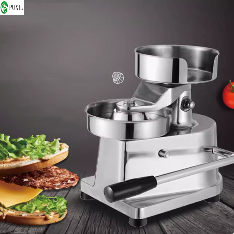 Commercial hamburger machine,  - Meat Patty Maker Press Manual ulasan dan harga