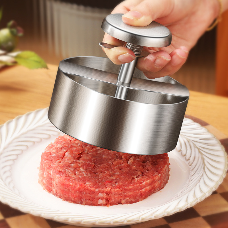 Hamburger Patty Maker Press 31 - Meat Patty Maker Press Manual ulasan dan harga