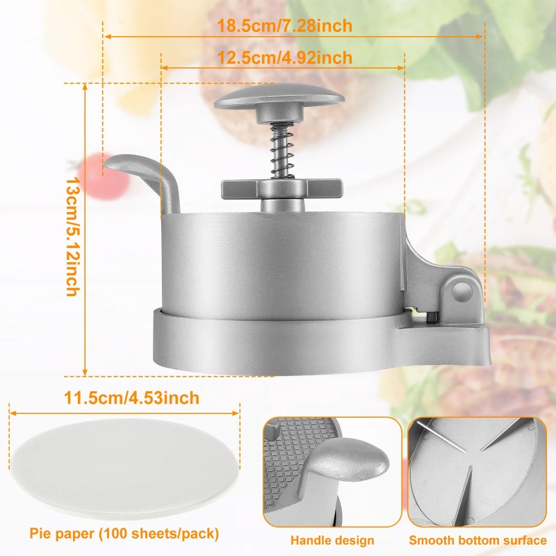 Manual Burger Press Patty Make - Meat Patty Maker Press Manual ulasan dan harga